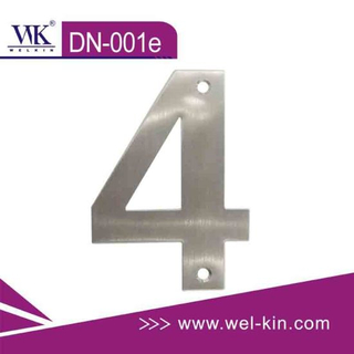 Stainless Steel Solar Powered Large Modern House Door Number (DN-001e)