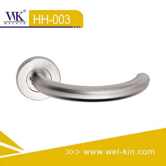 Stainless Steel Door Lever Handle with Light China Manufacture Door Handle Tube Handles