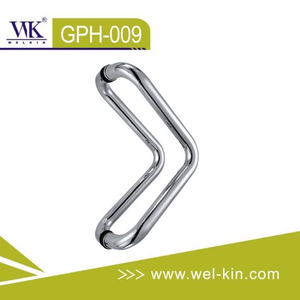 Stainless Steel Glass Lever Door Pull Handle Shower Long Glass Door Handle (GPH-009)
