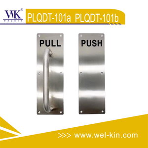 Push And Pull Door Handle on Plate (PLQDT-101a)(PLQDT-101b)